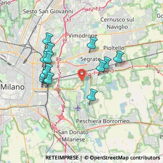Mappa Via Novegro, 20054 Segrate MI, Italia (3.71714)