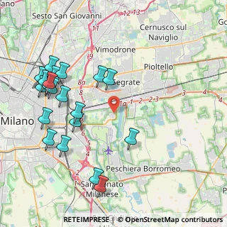 Mappa Via Novegro, 20054 Segrate MI, Italia (4.7685)
