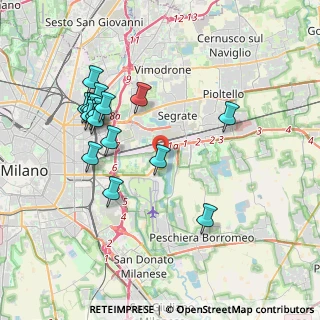 Mappa Via Novegro, 20054 Segrate MI, Italia (3.85118)