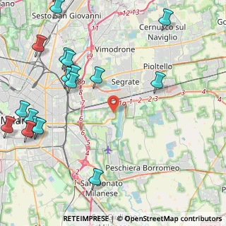 Mappa Via Novegro, 20054 Segrate MI, Italia (6.3505)
