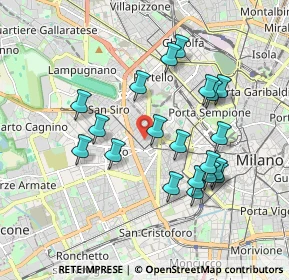 Mappa Via Correggio, 20149 Milano MI, Italia (1.7525)