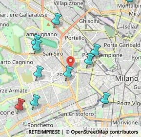 Mappa Via Correggio, 20149 Milano MI, Italia (2.37364)