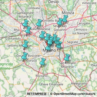 Mappa Via Ciovassino, 20121 Milano MI, Italia (5.72941)