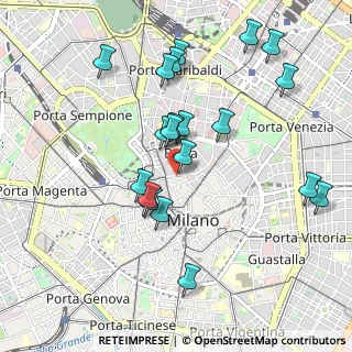 Mappa Via dell'Orso, 20121 Milano MI, Italia (0.9805)
