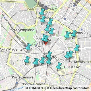 Mappa Via Ciovassino, 20121 Milano MI, Italia (0.962)