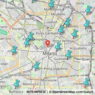 Mappa Via dell'Orso, 20121 Milano MI, Italia (3.07438)