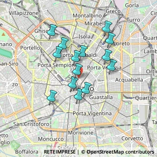 Mappa Via dell'Orso, 20121 Milano MI, Italia (1.54)