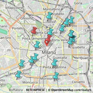 Mappa Via dell'Orso, 20121 Milano MI, Italia (2.16105)