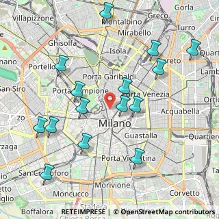 Mappa Via dell'Orso, 20121 Milano MI, Italia (2.20533)