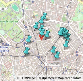 Mappa Via dell'Orso, 20121 Milano MI, Italia (0.397)