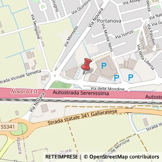 Mappa VIa Sorelle Ugazio, 6, 28066 Galliate, Novara (Piemonte)