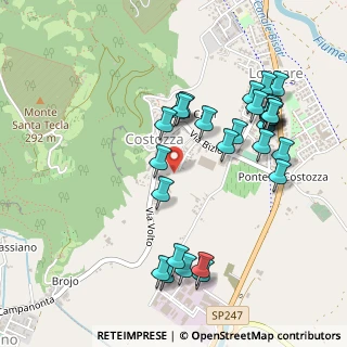 Mappa Via B.Bizio, 36023 Longare VI, Italia (0.52069)