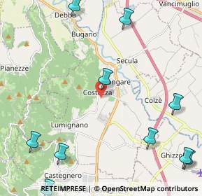 Mappa Via B.Bizio, 36023 Longare VI, Italia (3.32583)