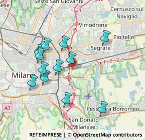 Mappa Via Taverna, 20134 Milano MI, Italia (3.53)