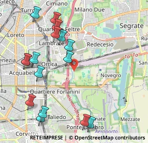 Mappa Via Taverna, 20134 Milano MI, Italia (2.40438)