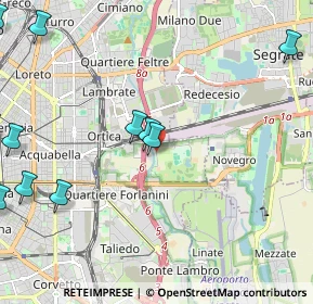 Mappa Via Taverna, 20134 Milano MI, Italia (2.99818)