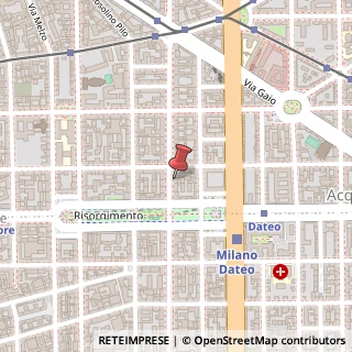 Mappa Via Castel Morrone, 4, 20129 Milano, Milano (Lombardia)