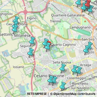 Mappa Via Eugenio Quarti, 20153 Milano MI, Italia (3.1985)