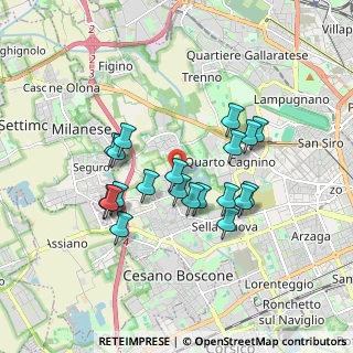 Mappa Via Eugenio Quarti, 20153 Milano MI, Italia (1.5435)