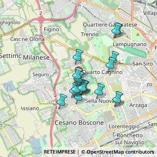 Mappa Via Eugenio Quarti, 20153 Milano MI, Italia (1.46778)