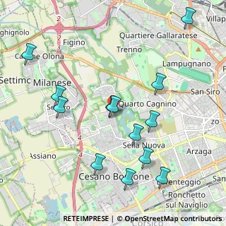 Mappa Via Eugenio Quarti, 20153 Milano MI, Italia (2.21769)