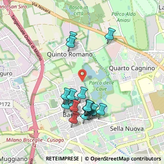 Mappa Via Eugenio Quarti, 20153 Milano MI, Italia (0.926)
