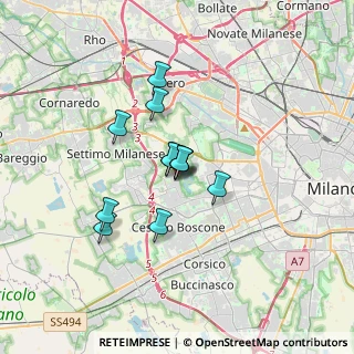 Mappa Via Eugenio Quarti, 20153 Milano MI, Italia (2.27667)