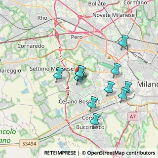 Mappa Via Eugenio Quarti, 20153 Milano MI, Italia (3.32636)