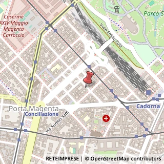 Mappa Via Vincenzo Gioberti, 5, 20123 Milano, Milano (Lombardia)