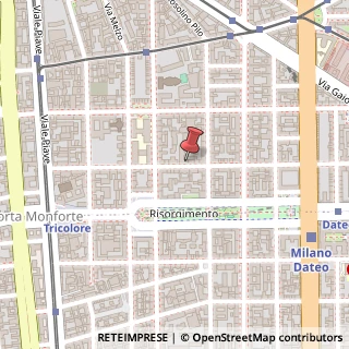 Mappa Via Carlo Goldoni, 19, 20129 Milano, Milano (Lombardia)