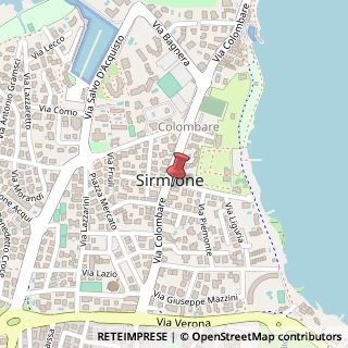 Mappa Via Colombare, 35, 25019 Sirmione, Brescia (Lombardia)