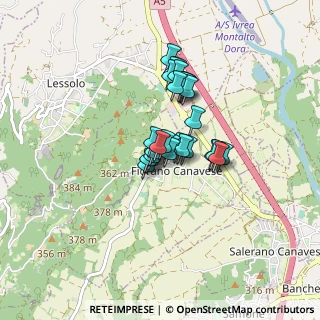 Mappa Via III Novembre, 10010 Fiorano Canavese TO, Italia (0.52857)
