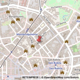 Mappa Via Monte Napoleone, 17, 20121 Avellino, Avellino (Campania)