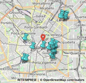 Mappa Via Monte Napoleone, 20121 Milano MI, Italia (1.86737)