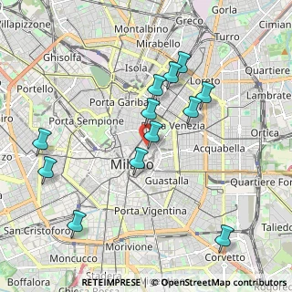 Mappa Via Monte Napoleone, 20121 Milano MI, Italia (1.9825)