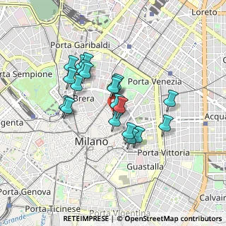 Mappa Via Monte Napoleone, 20121 Milano MI, Italia (0.6985)