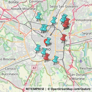 Mappa Via Monte Napoleone, 20121 Milano MI, Italia (3.56813)