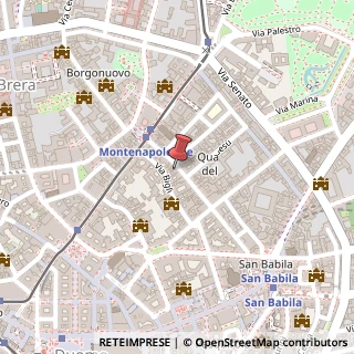 Mappa Via Monte Napoleone, 23, 20121 Milano, Milano (Lombardia)