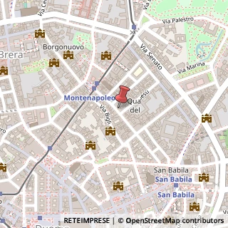 Mappa Via Bagutta, 12, 20121 Milano, Milano (Lombardia)