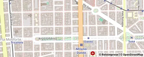 Mappa Milão