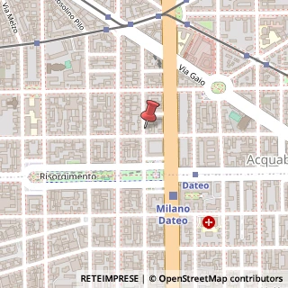 Mappa Via Giulio Uberti, 6, 20129 Milano, Milano (Lombardia)