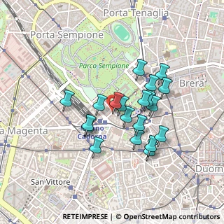 Mappa Via Marco Minghetti, 20121 Milano MI, Italia (0.3645)