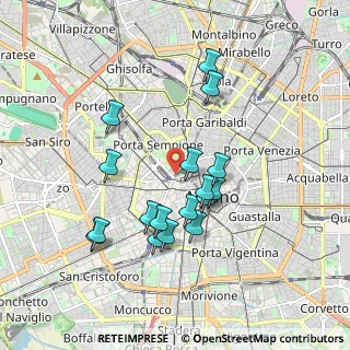 Mappa Via Marco Minghetti, 20121 Milano MI, Italia (1.67941)