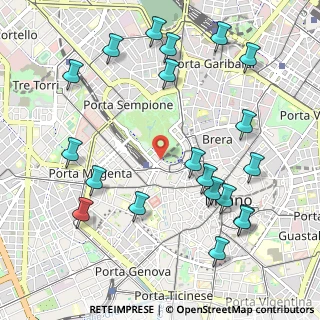 Mappa Via Marco Minghetti, 20121 Milano MI, Italia (1.2345)