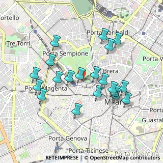 Mappa Via Marco Minghetti, 20121 Milano MI, Italia (0.9085)
