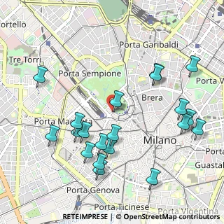 Mappa Via Marco Minghetti, 20121 Milano MI, Italia (1.134)
