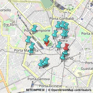 Mappa Via Marco Minghetti, 20121 Milano MI, Italia (0.8495)