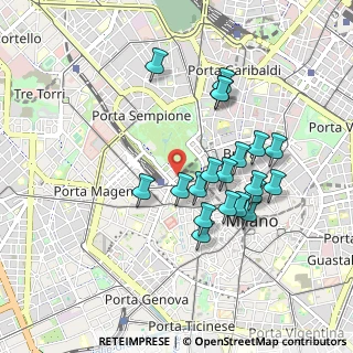 Mappa Via Marco Minghetti, 20121 Milano MI, Italia (0.8415)