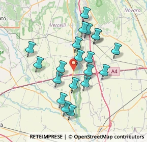 Mappa Sp. 594 - Destra Sesia Km. 17, 13030 Greggio VC, Italia (6.51)