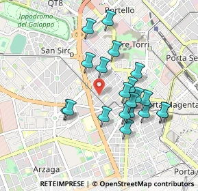 Mappa De Angeli, 20149 Milano MI, Italia (0.8195)